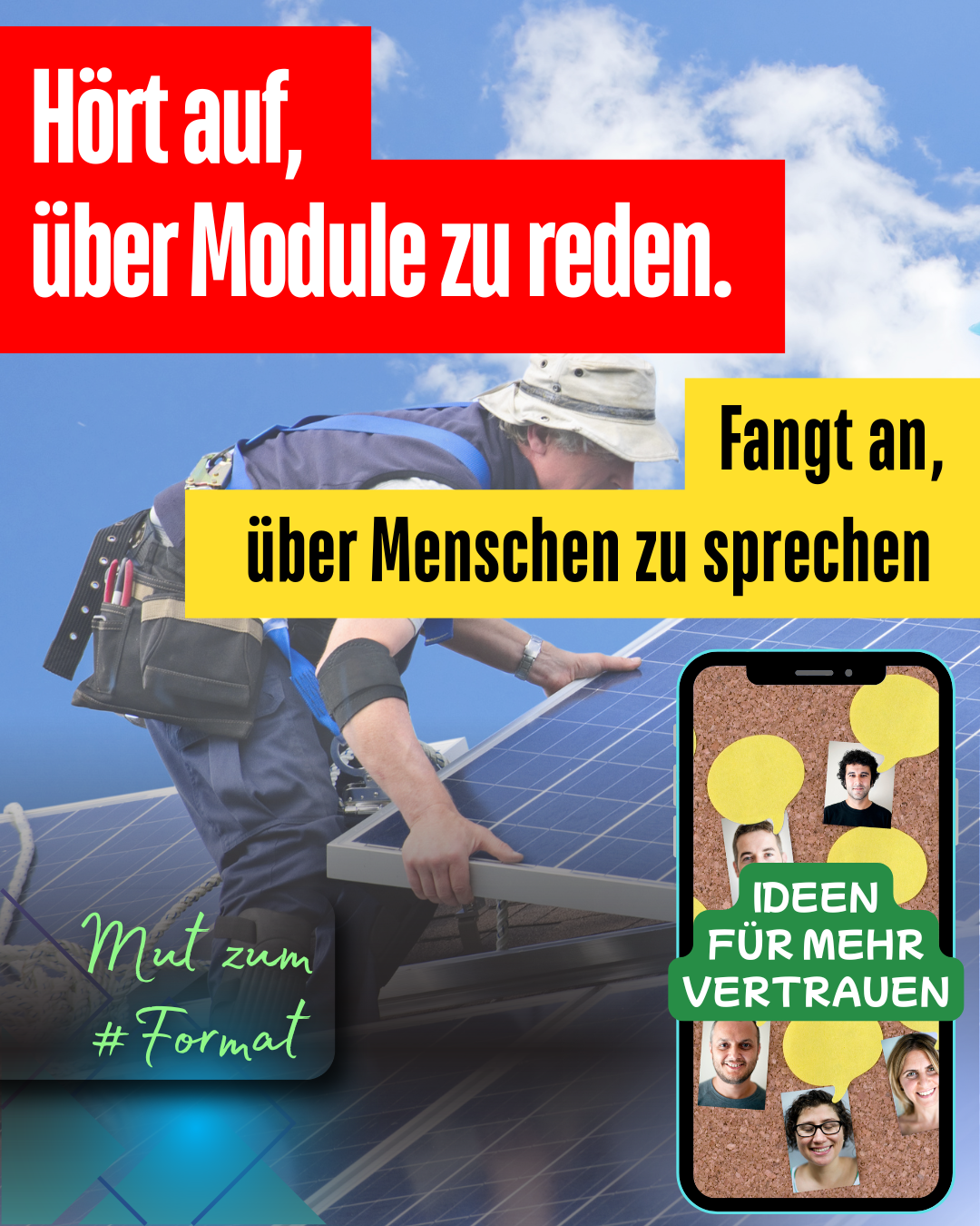 Hört auf über Module zu reden. Fangt an, über Menschen zu sprechen.