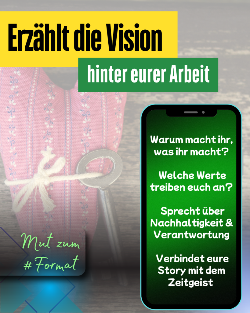 Erzählt die Vision hinter eurer Arbeit.